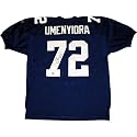 Osi Umenyiora Autographed Authentic NY Giants Blue Home Jersey