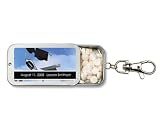 Baby Keepsake: Graduation Caps Design Personalized Key Chain Mint Tin Favors (Set of 24)