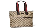 「GUCCI(グッチ) マザーズバッグ GGベージュ×ブラウン 【並行輸入品】」の画像