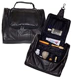 Hanging Travel Mate Toiletry Kit Genuine Leather