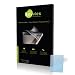 Savvies Displayschutzfolie Crystal-Clear passgenau f�r Creative Zen Style 100 (Kristallklar, sehr einfache Montage, r�ckstandsfrei entfernbar)
