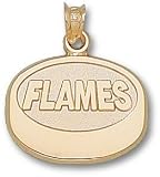 Calgary Flames Puck Charm/Pendant