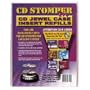 Avery 98109 Jewel case inserts for cd stomper pro labeling system, white matte, 25/pack