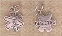 Diabetes Medical ID Charm