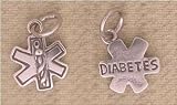 Diabetes Medical ID Charm