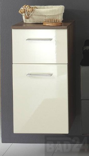 Unterschrank U35 Nautilus-creme/nußbaum