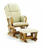 Glider w/ Ottoman 37913CB in Pecan