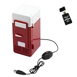 Mini USB Fridge (RED) Plus AGPtek USB 2.0 All-in-one Card Reader