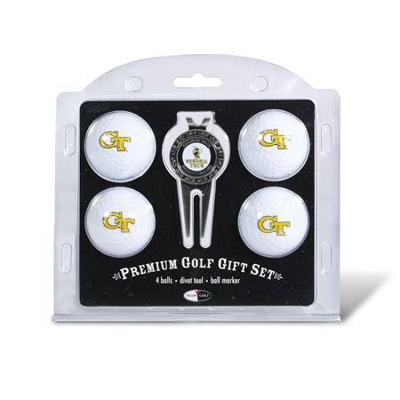 Georgia Tech Yellow Jackets Ncaa 4 Team Logo Golf Ball Divot Tool Set