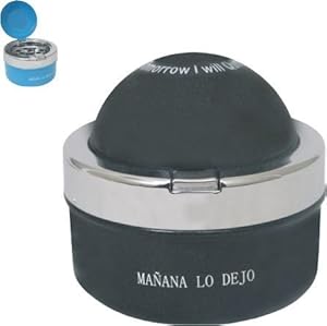 Dakota - Aschenbecher mit Deckel TOMORROW I WILL QUIT