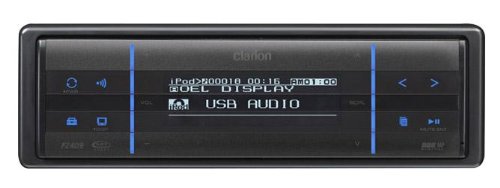 Clarion FZ409E 4 x 50W Tuner, Audio Streaming, OEL Display, Direct iPod Control