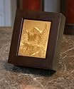 Half Dome at Yosemite Lithophane Shadow Box Cherry Finish Wood