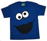TS857 Sesame Street Cookie Monster Face Youth T-Shirt