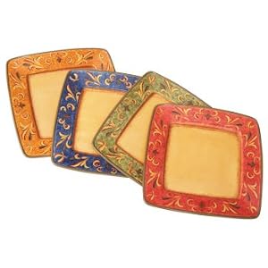NEW LEAF CHARGER PLATE 4 ASSTD CERAMIC AF BORD ER PATTERN G HIGH QUALITY MODERN DESIGN POPULAR