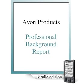 Avon Products Professional Background Report