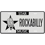 New  I Am A Rockabilly Star !  License Plate Music
