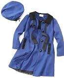 Little Bitty Little Girl Velvet Trim Coat and Dress Set