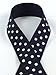 Schiff Ribbons 44501-3 5/8-Inch Grosgrain Fashion Polka Dot Ribbon, 10-Yard, Black/White