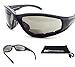 Motorcycle Bifocal Sunglasses Padded. ANSI Z87.1 Safety Polycarbonate Lenses. Free Microfiber Cleaning Case.