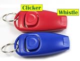 Pet Training Clicker & Whistle Combination ,Dog Repeller and Training Aid