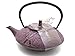 Happy Sales , Cast Iron Tea Pot Tea Set Bamboo Pink, 18-OZ
