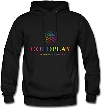 Coldplay A Head Full OF Dreams Mens Hoodies Black XXL
