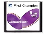 8 GB CompactFlash 120x High Speed Memory Card by First Champion