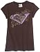 Roxy Girls 7-16 "Talk Time" Baby Tee,Coffee,S (7/8)