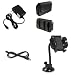 4in1 Home Travel Charger+Leather Case Belt Clip+USB Data Cable+Windshield Car Holder Bundle For Sprint Sanyo Incognito SCP 6760 Sprint Sanyo Innuendo Sprint Sanyo SCP 2700 Boost Mobile Sanyo SCP 2700 Juno Sprint Sanyo SCP 2700 Juno - Auction4tech Brand