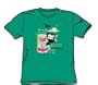 Betty Boop - Vampire Tomato Juice - Youth Kelly Green S/S T-Shirt For Boys