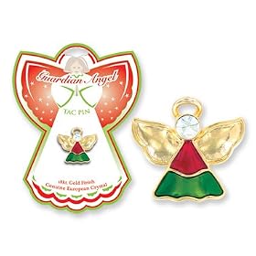 Christmas HOLIDAY GUARDIAN ANGEL Tac Pin