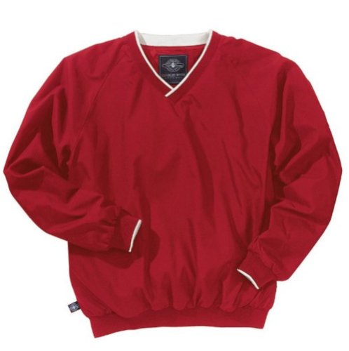 Charles River Apparel Men's Wind and Golf Shirt, Red