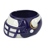 Pack of 2 NFL Minnesota Vikings Multi-Functional Mini Ceramic Helmet Bowls 5"