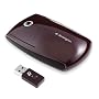 Kensington SlimBlade Media Mouse, Wireless Mouse with Media Controller (Dark Wine) K72282US