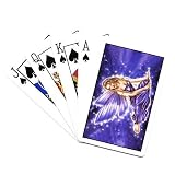Purple Fairy Playing Cards with Fantasy Fairy Art by Nene Thomas featuring Nene's 'Memorilla' Beautiful Purple Fairy!