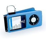 Review Tuff-Luv F3_6 / i-Nique 'Series Alpha' Slim Leather Case Apple iPod Nano 4th Gen - 8GB/16GB - Black/Blue