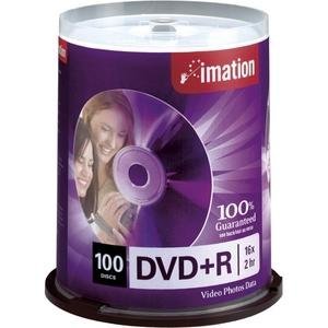 Imation - 100 x DVD+R - 4.7 GB 16x - spindle - storage media
