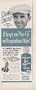 SAM SNEAD, Famous Golf Champion says "It keeps me 'One-Up' on Perspiration Odor!" ..... 1951 MENNEN Spray Deodorant Ad, A5055.