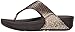Fitflop Women's Lulu Superglitz Textile Sandal,Copper,6 M US