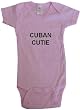 CUBAN CUTIE - CUBAN BABY - Country Series - White, Blue or Pink Onesie / Baby T-shirt