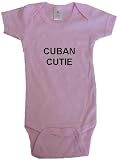 CUBAN CUTIE - CUBAN BABY - Country Series - White, Blue or Pink Onesie / Baby T-shirt
