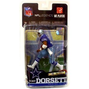 McFarlane Toys NFL Sports Picks Legends Series 6 Action Figure Tony Dorsett (Dallas Cowboys) Royal Blue Jersey Bronze Collector Level Chase