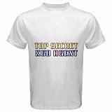 Men's 100% Heavyweight Cotton White T-shirt TOP SECRET KGB AGENT