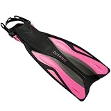 Oceanic V-Flex Open Heel Fins - Yellow - X-Small-Medium