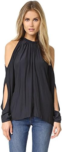 Ramy Brook Women's Milan Top, Black, Small