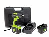 Kawasaki 840150 Green 14.4v 1/2 Cordless Impact Wrench with Extra Battery
