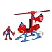 Playskool Super Hero Adventure Helicopter W/ Spider-Man_s-1