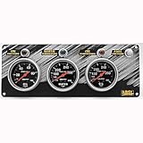 Auto Meter | 7054 Sport-Comp Race Panels - Oil Pressure / Water Temperature / Oil Temperature / Fuel Warning Light - 0-100 PSI / 140-280 Degrees F / 140-280 Degrees F /