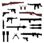 BrickArms Exclusive Lego Style World at War Weapons Pack (7 Pieces)