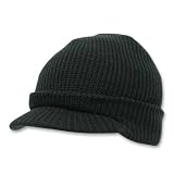 415Ii9KmTbL. SL160  GI Beanie Visor Caps    Black